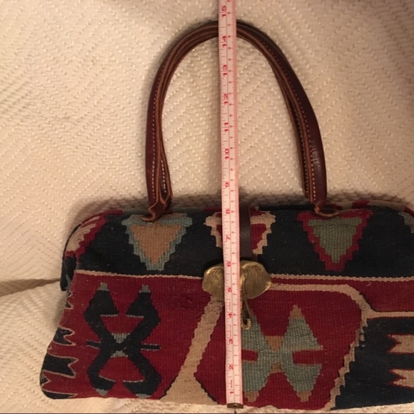 RARE One of a Kind Unique Hand Made Vintage Kilim - Picture 16 of 16